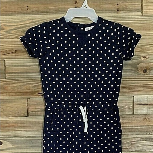 BLUSH by US ANGELS SS Fleece Jumper Sz 5/6 Navy - Picture 2 of 9